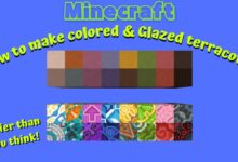 how to make terracotta in minecraft