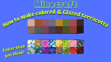 how to make terracotta in minecraft