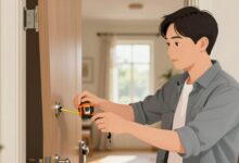 how to determine door swing